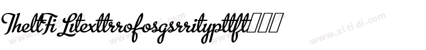 UVF MetroScript字体转换